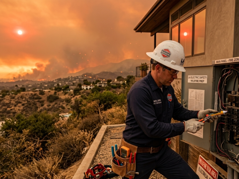 Preparing Your LA Home For Wildfire Electrical Safety